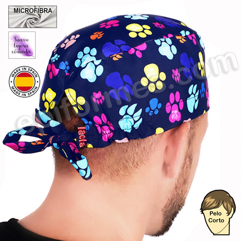 Gorro cirujano huellas