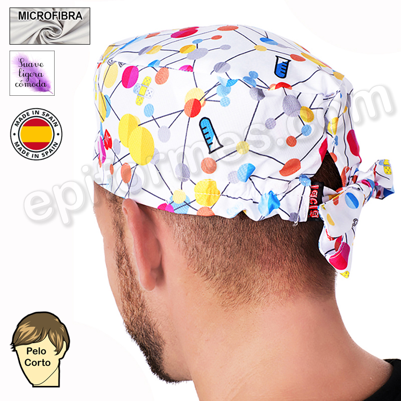 Gorro cirujano moléculas