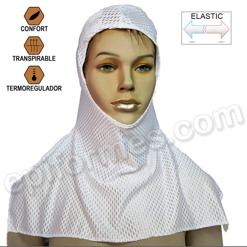 Hijab transpirable y flexile