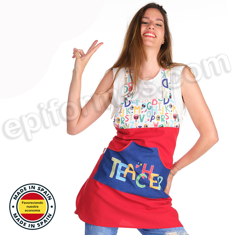 Estola de maestra,  teacher roja