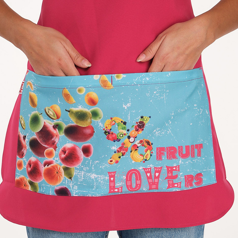 Estola con bolsillos "Frutas "