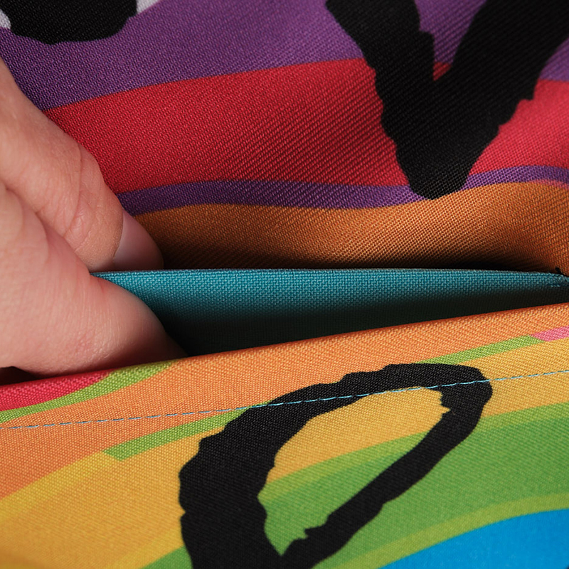 Estola de maestra,  arcoiris lila