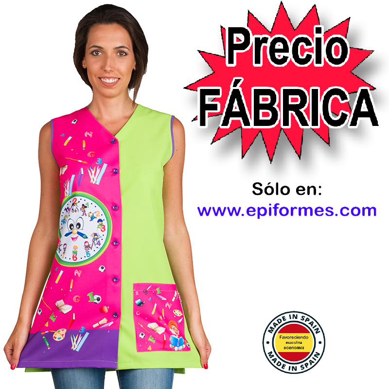 Babi maestra infantil modelo reloj