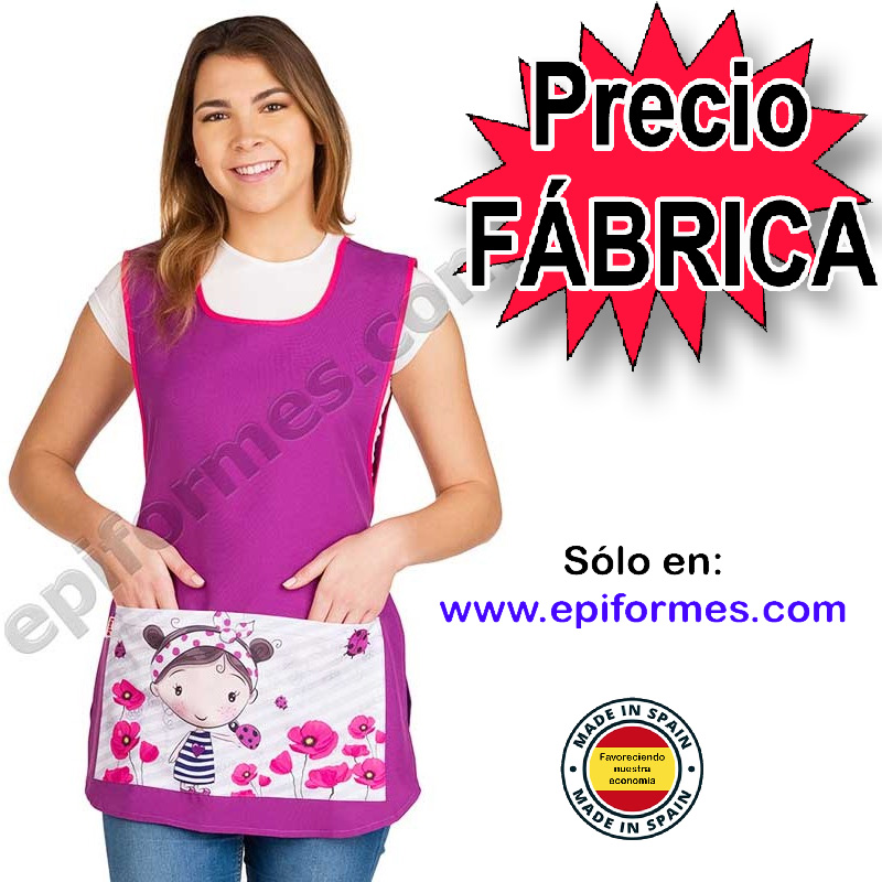 Estola maestra amapola en bolsillo lila 
