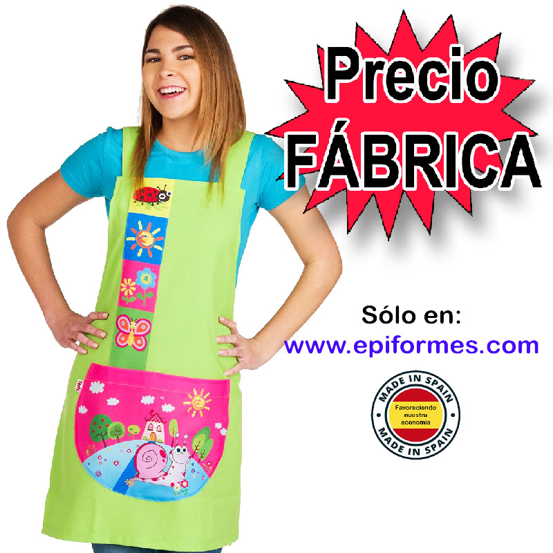 Estola para maestra caracol pistacho 