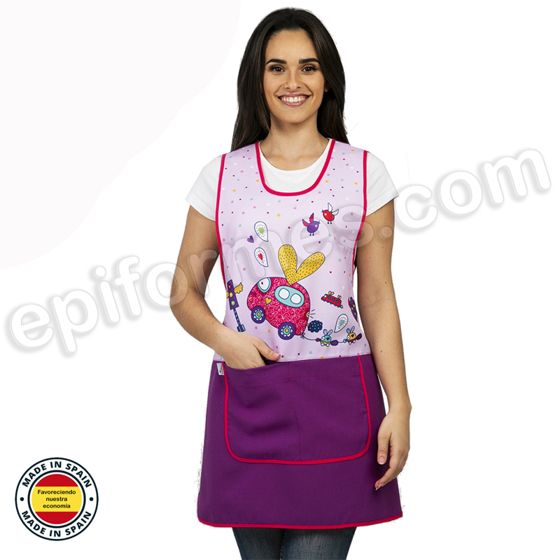 Estola maestra estampada corazón coche