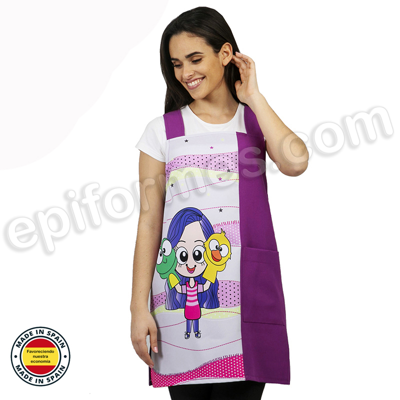 Pichi de maestra estampado marionetas