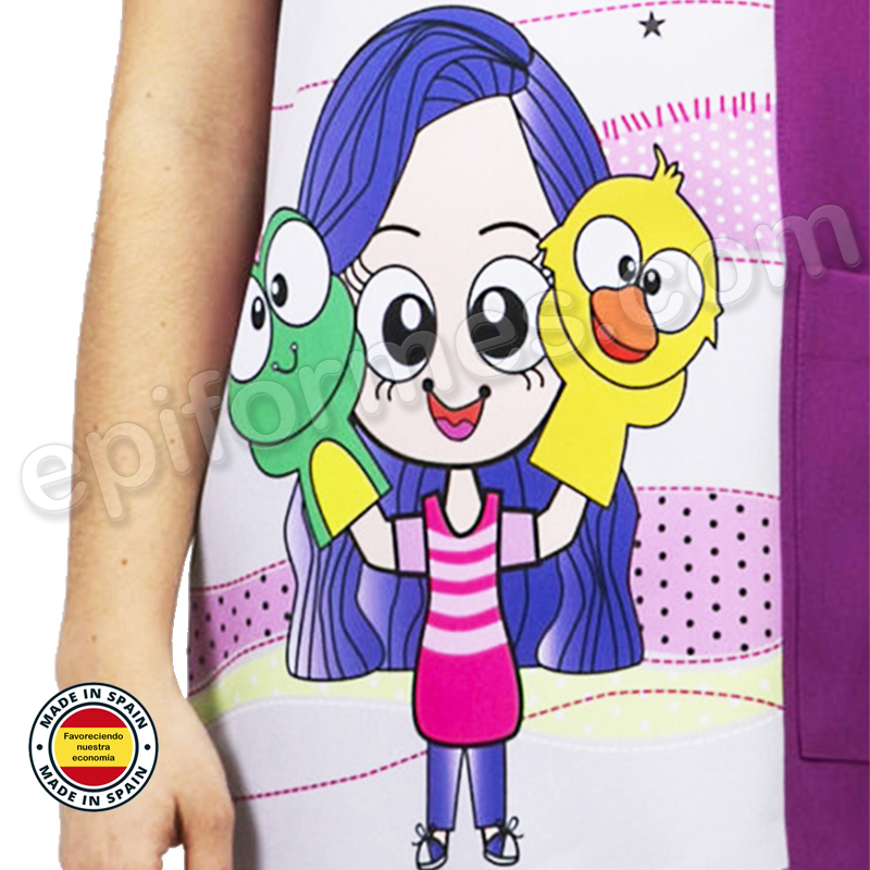 Pichi de maestra estampado marionetas