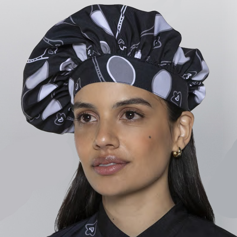 Gorro chef de cocina, estampado 