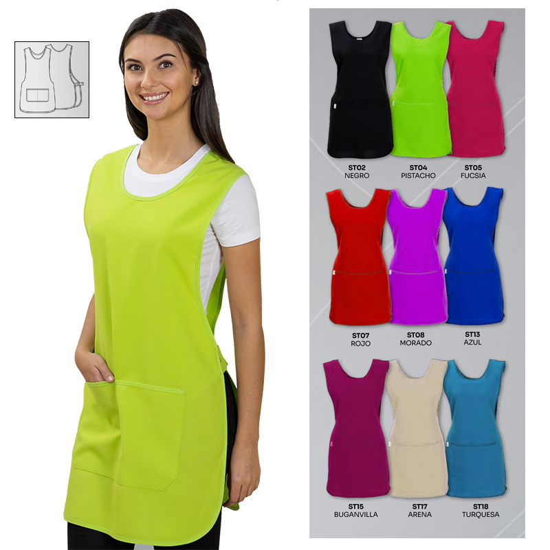 Casulla  colores con ajuste con automáticos