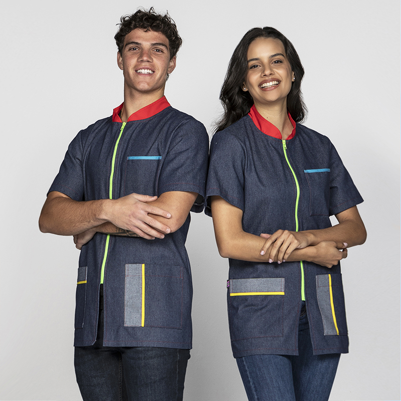 Casaca vaquera Unisex vivos colores