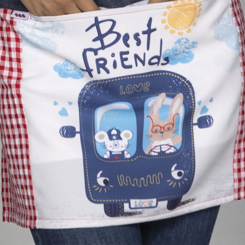 Estola para maestra infantil, best friend