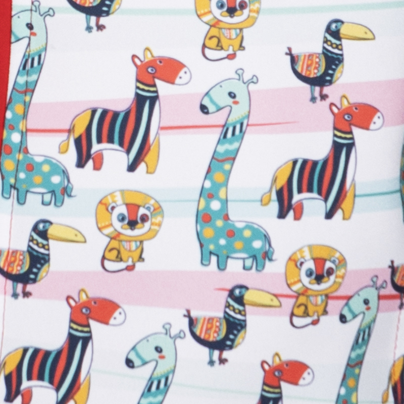 Estola maestra estampada animales