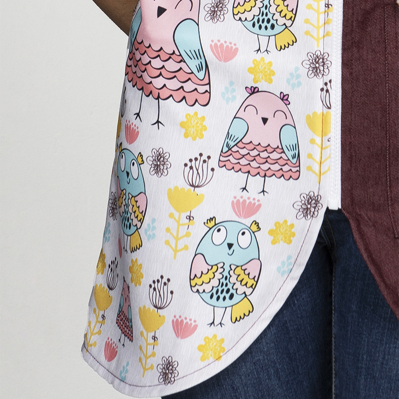 Pichi maestra infantil elástico, buhos
