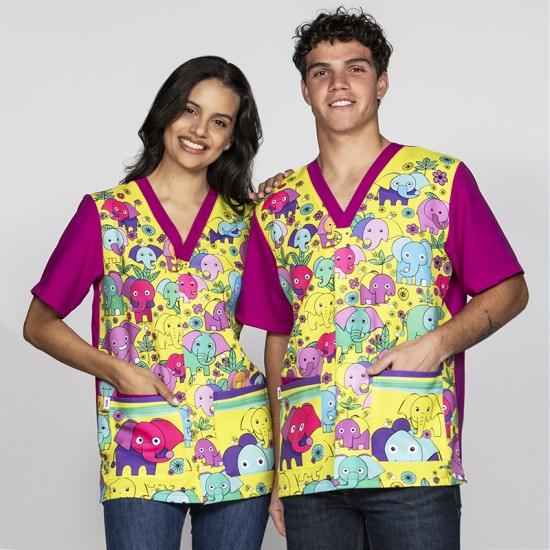 Casaca elefantes, con corchetes