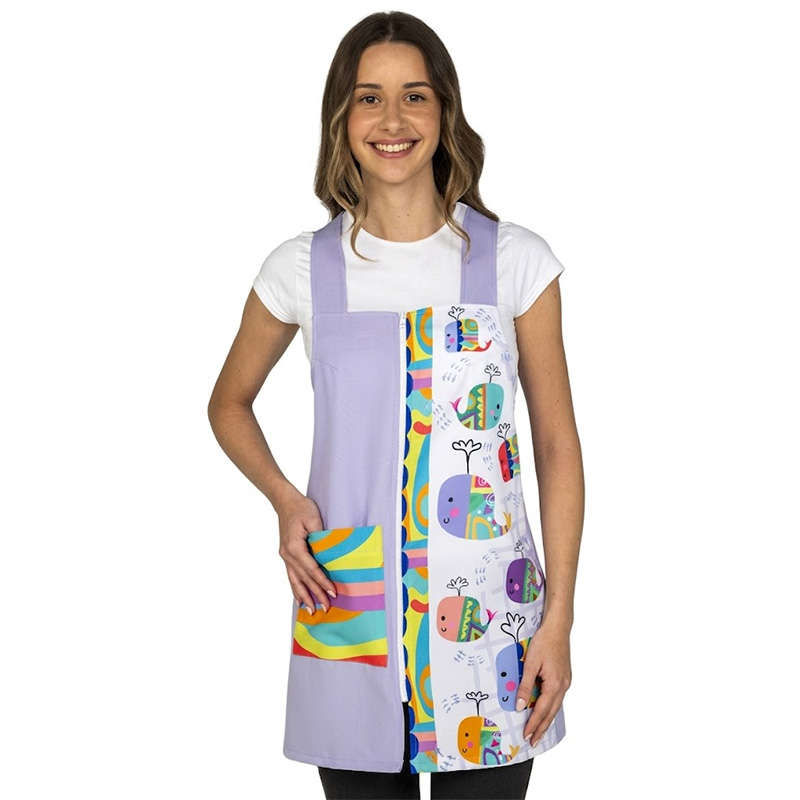 Pichi de Maestra Ballenas - Microfibra Anti-arruga...