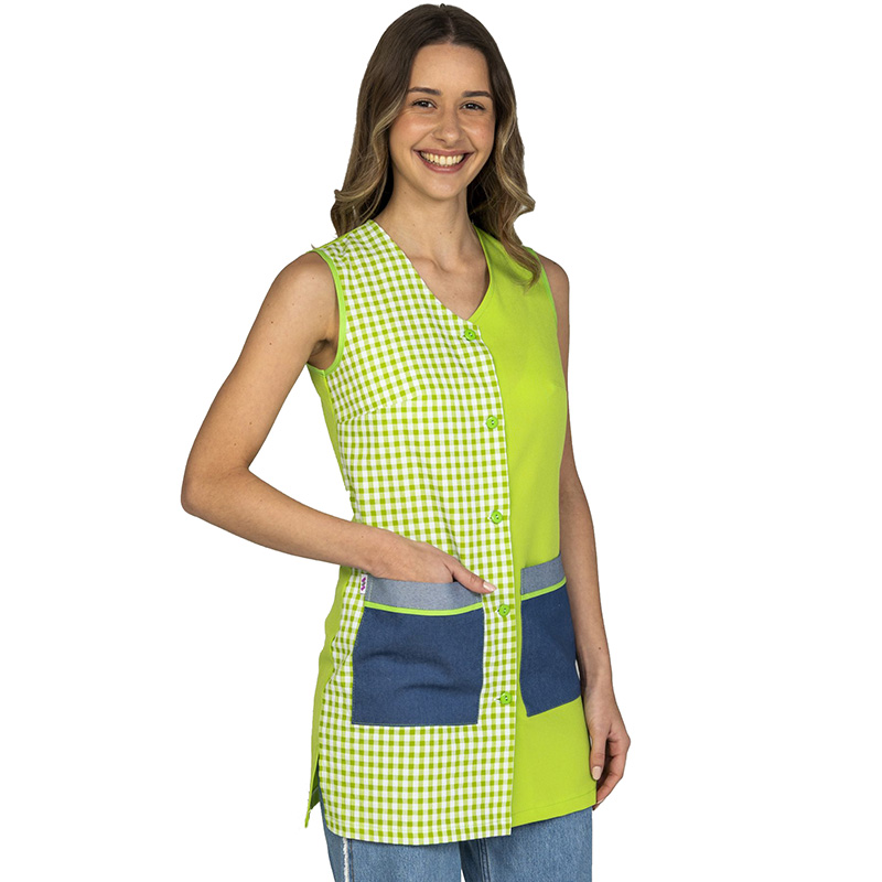 Pichi sin Mangas de Maestra Bicolor