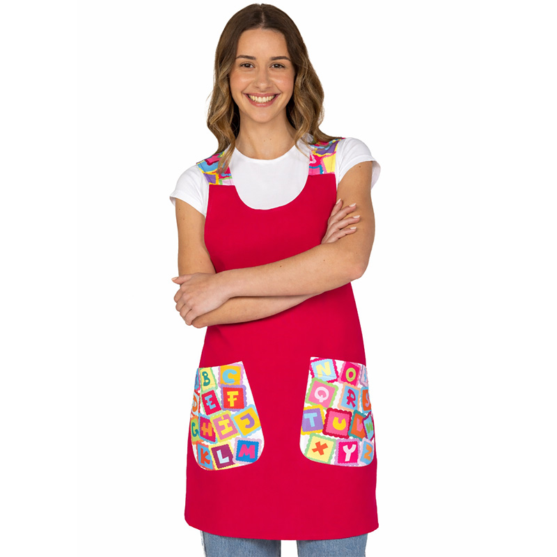 Estola de Maestra Espalda Cruzada Letras Abecedario