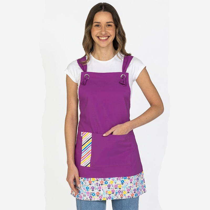 Estola Maestra Flores - Microfibra Elástica - Tal...