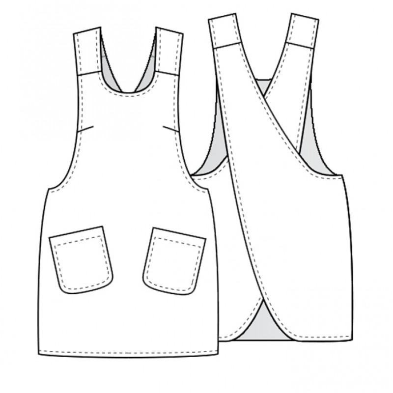 Estola de Maestra Espalda Cruzada Letras Abecedario