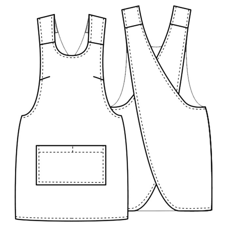 Estola Maestra Números - Espalda Cruzada