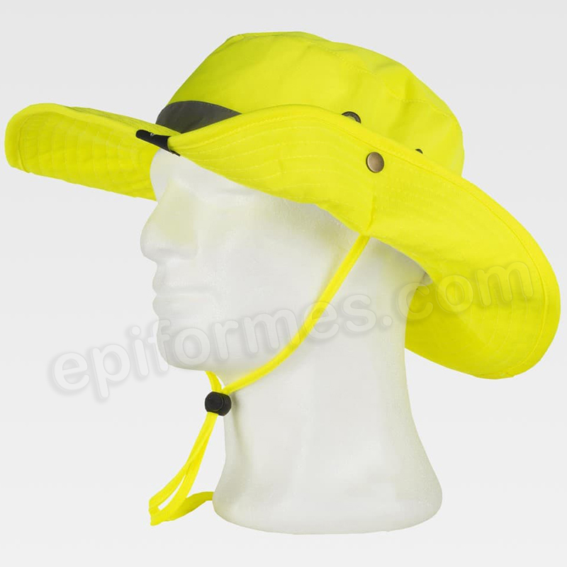 Gorro safari amarillo fluor AV