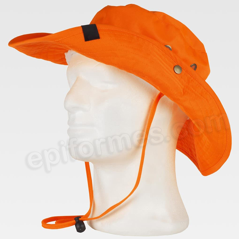 Gorro safari naranja fluor AV