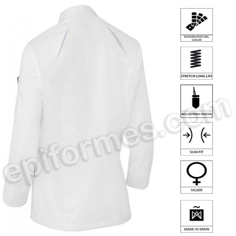 Chaquetilla con Cremallera Slim Fit mujer