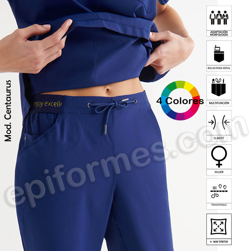 Pantalón Deportivo Sanitario Slim Fit mujer