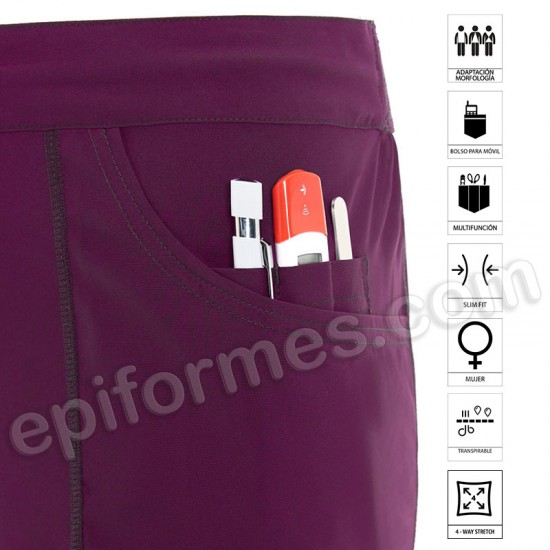 Pantalón Deportivo Sanitario Slim Fit mujer