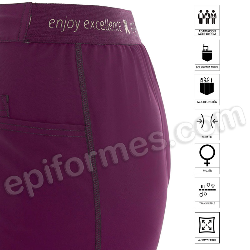 Pantalón Deportivo Sanitario Slim Fit mujer