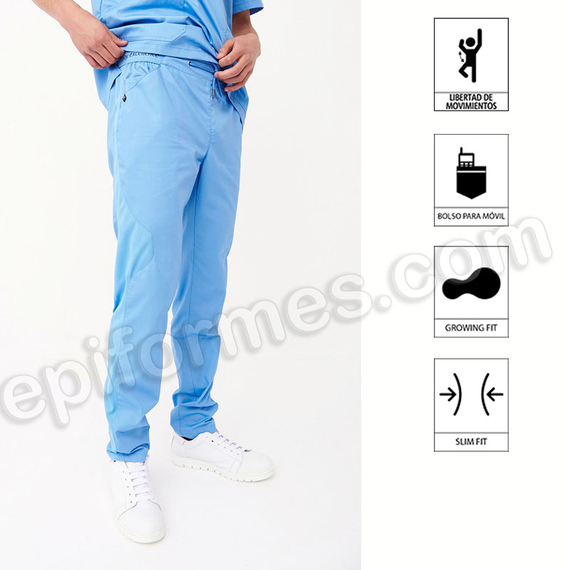 Pantalón Deportivo Sanitario Slim Fit