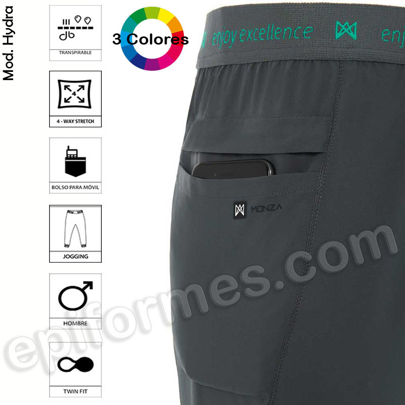 Pantalón sanitario para hombre tipo jogging.