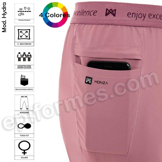 Pantalón sanitario para mujer tipo jogging.