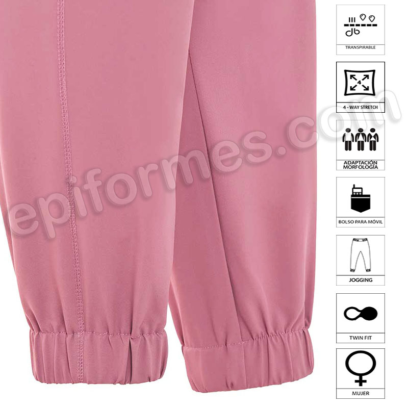 Pantalón sanitario para mujer tipo jogging.