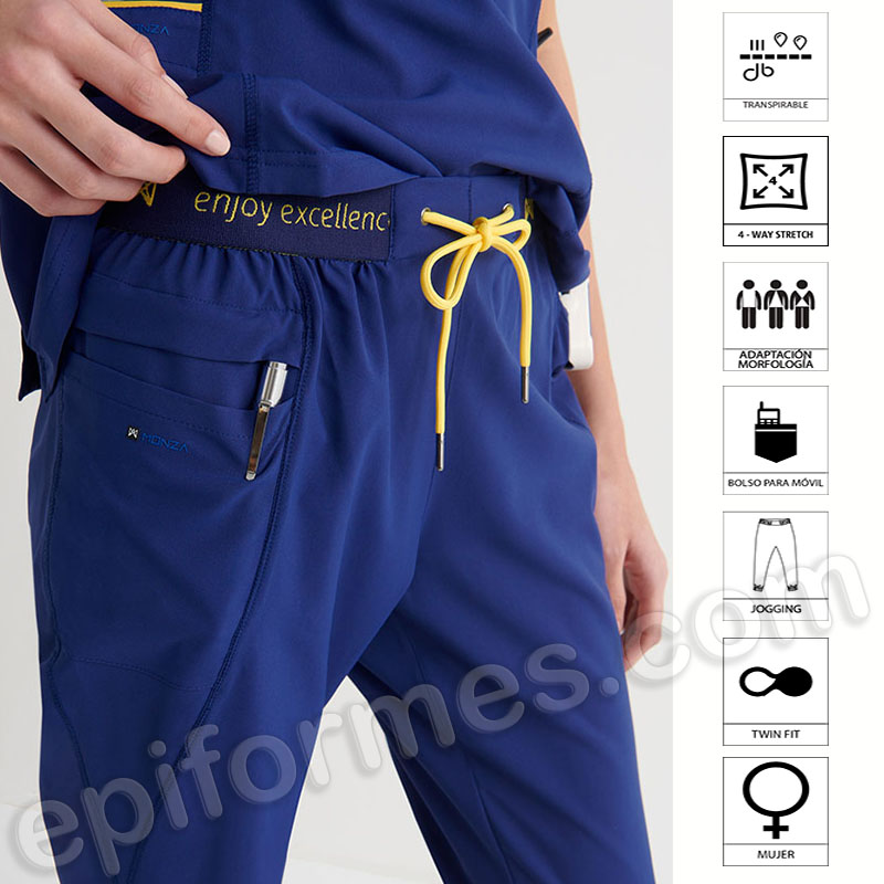 Pantalón sanitario para mujer tipo jogging.