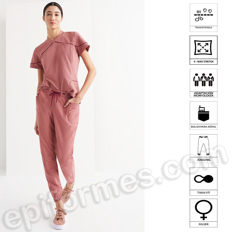 Pantalón sanitario para mujer tipo jogging.