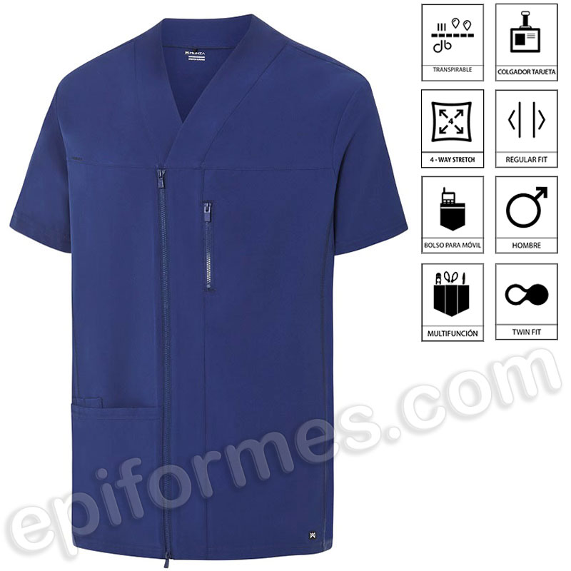 Chaqueta Sanitaria Cremallera Regular Fit hombre