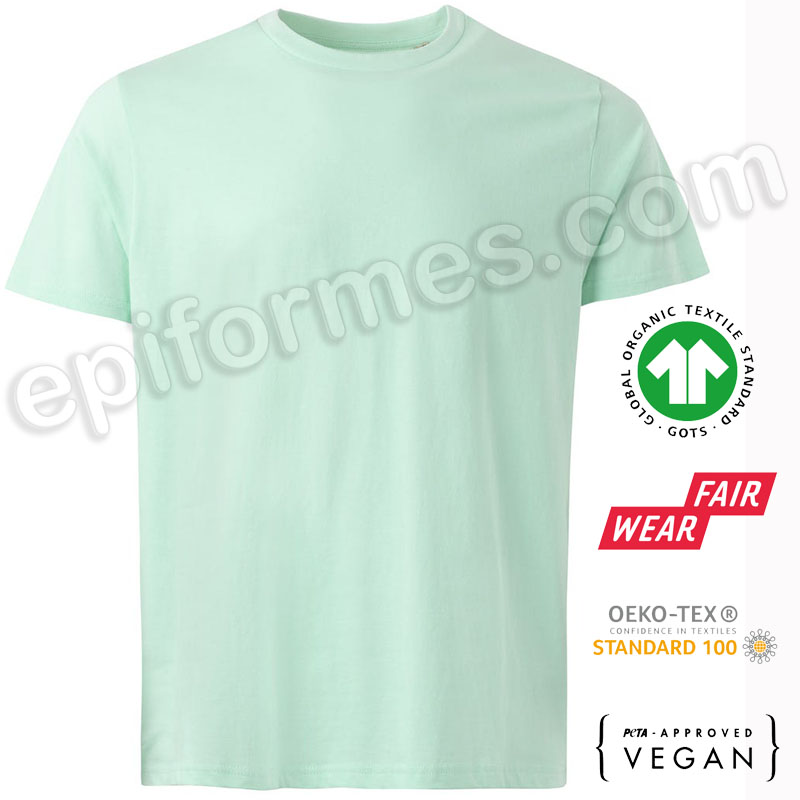 Camiseta ecológica Natura. CERTIFICADA