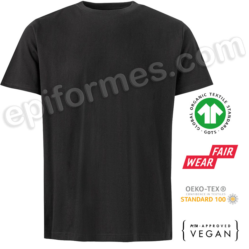 Camiseta ecológica Natura. CERTIFICADA