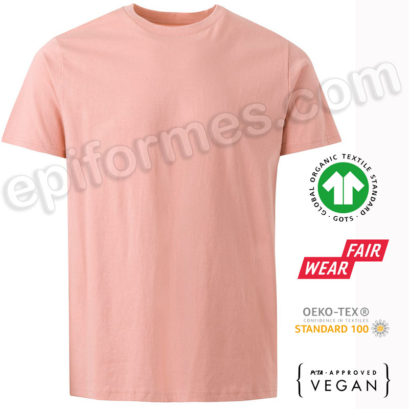 Camiseta ecológica Natura. CERTIFICADA