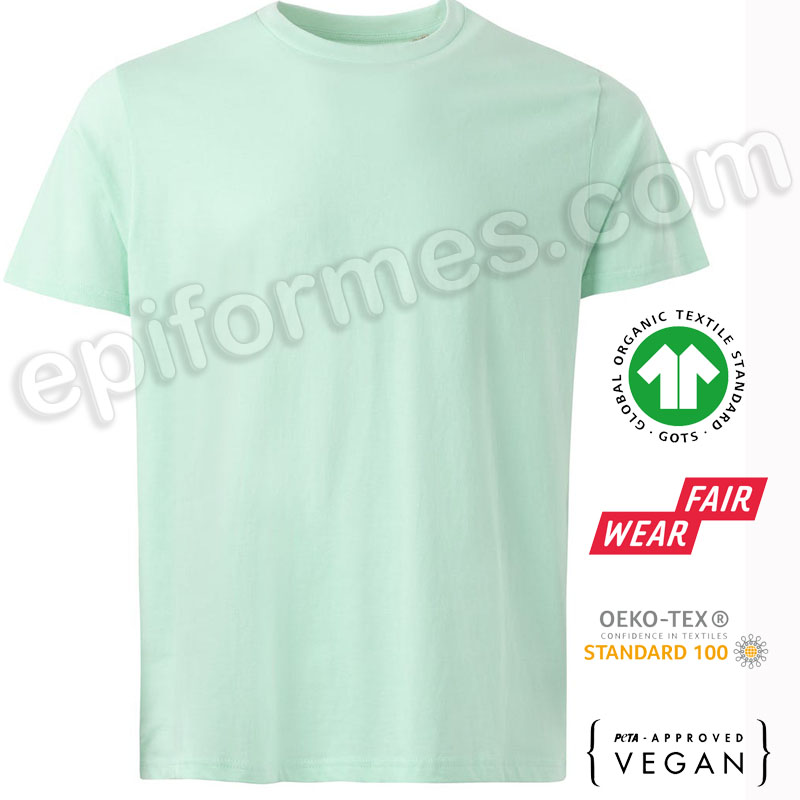 Camiseta ecológica Natura. CERTIFICADA