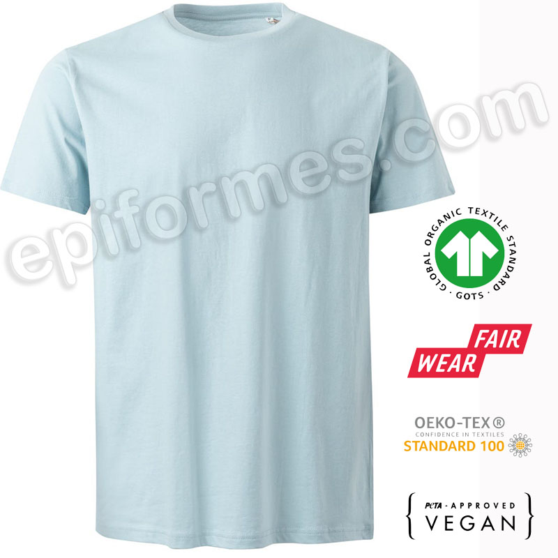 Camiseta ecológica Natura. CERTIFICADA