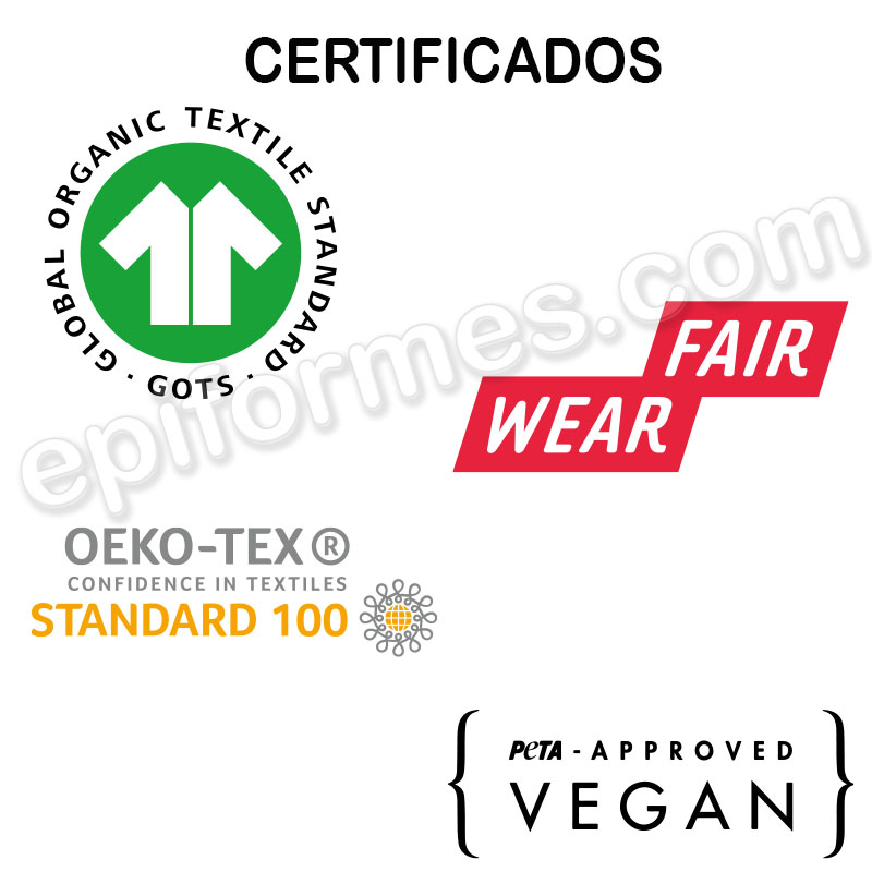 Camiseta ecológica Natura. CERTIFICADA