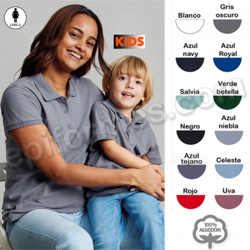 Polo trabajo señora  12 colores 