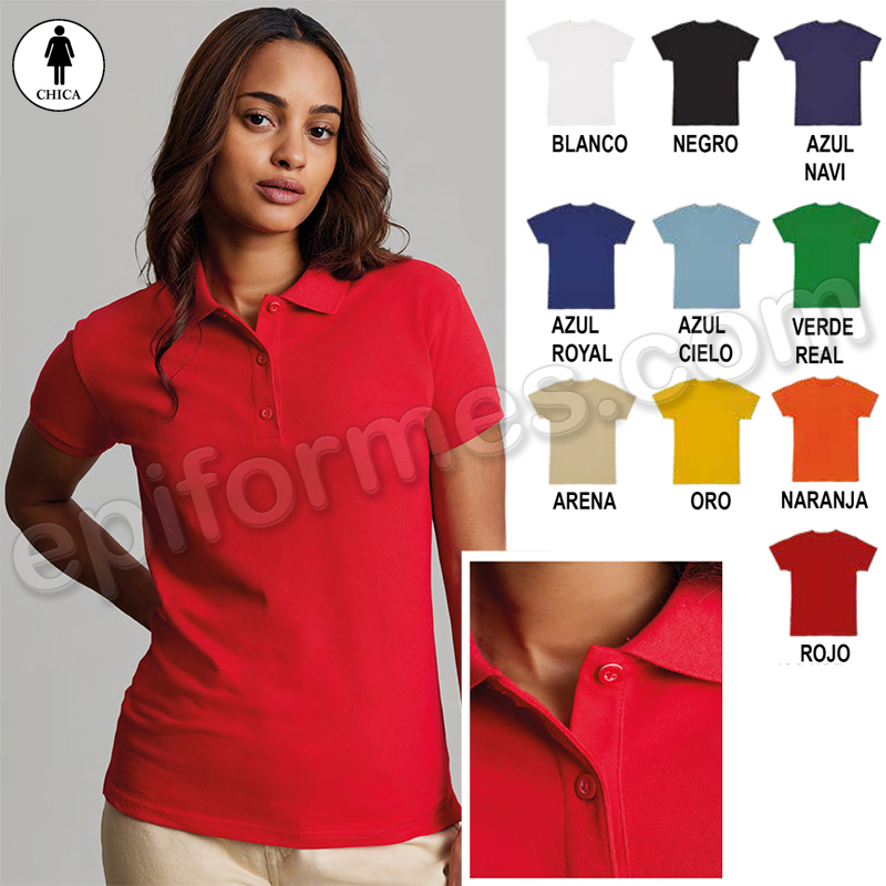 Polo manga corta chica 10 colores