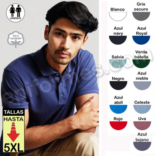 Polo trabajo 13 colores 