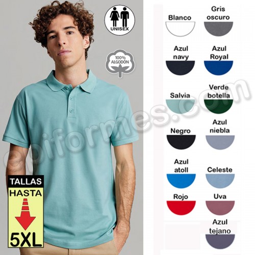 Polo trabajo 13 colores 