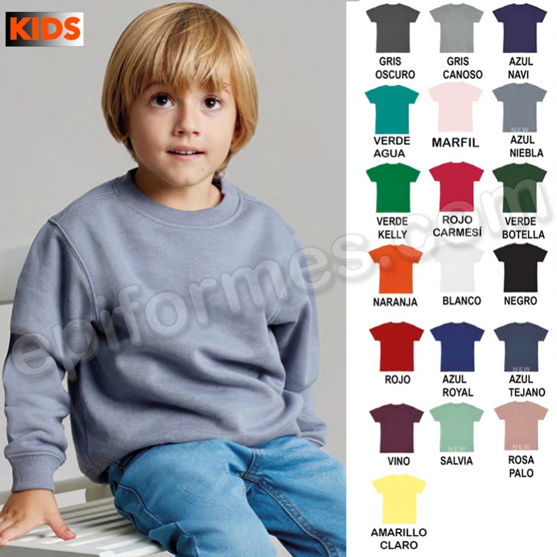 Sudadera escolar en 18 colores