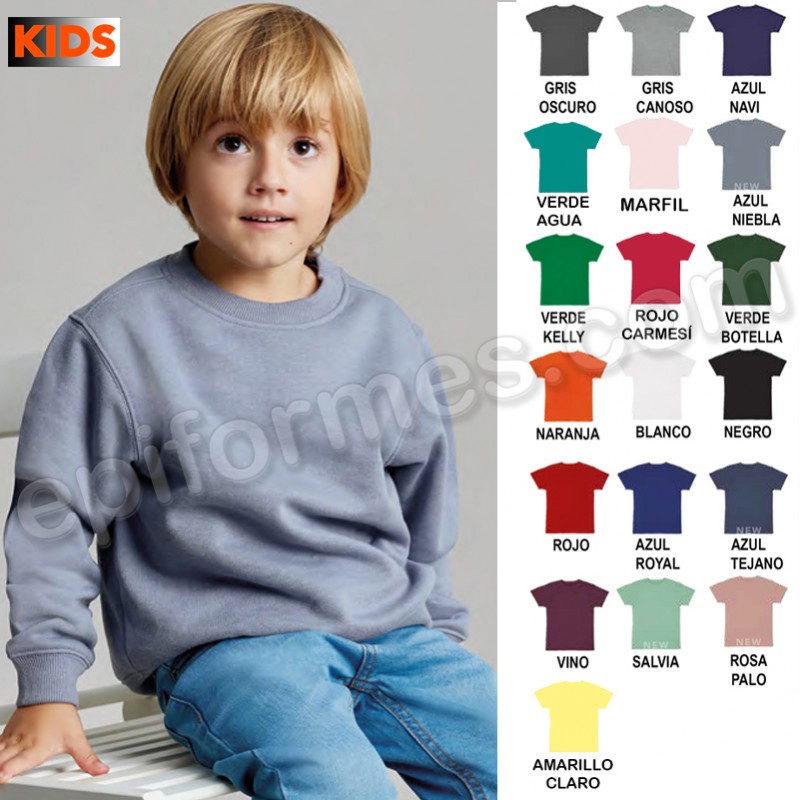 Sudadera escolar en 19 colores